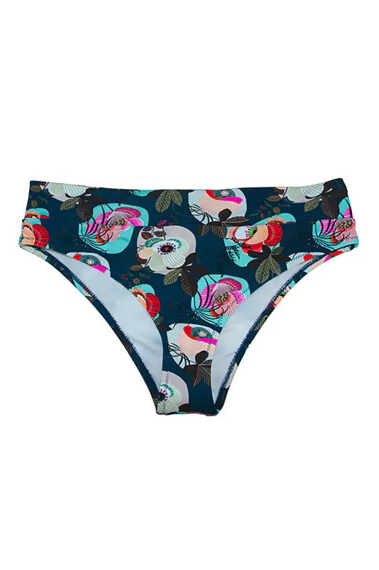 Bikini Underdel Blått Print