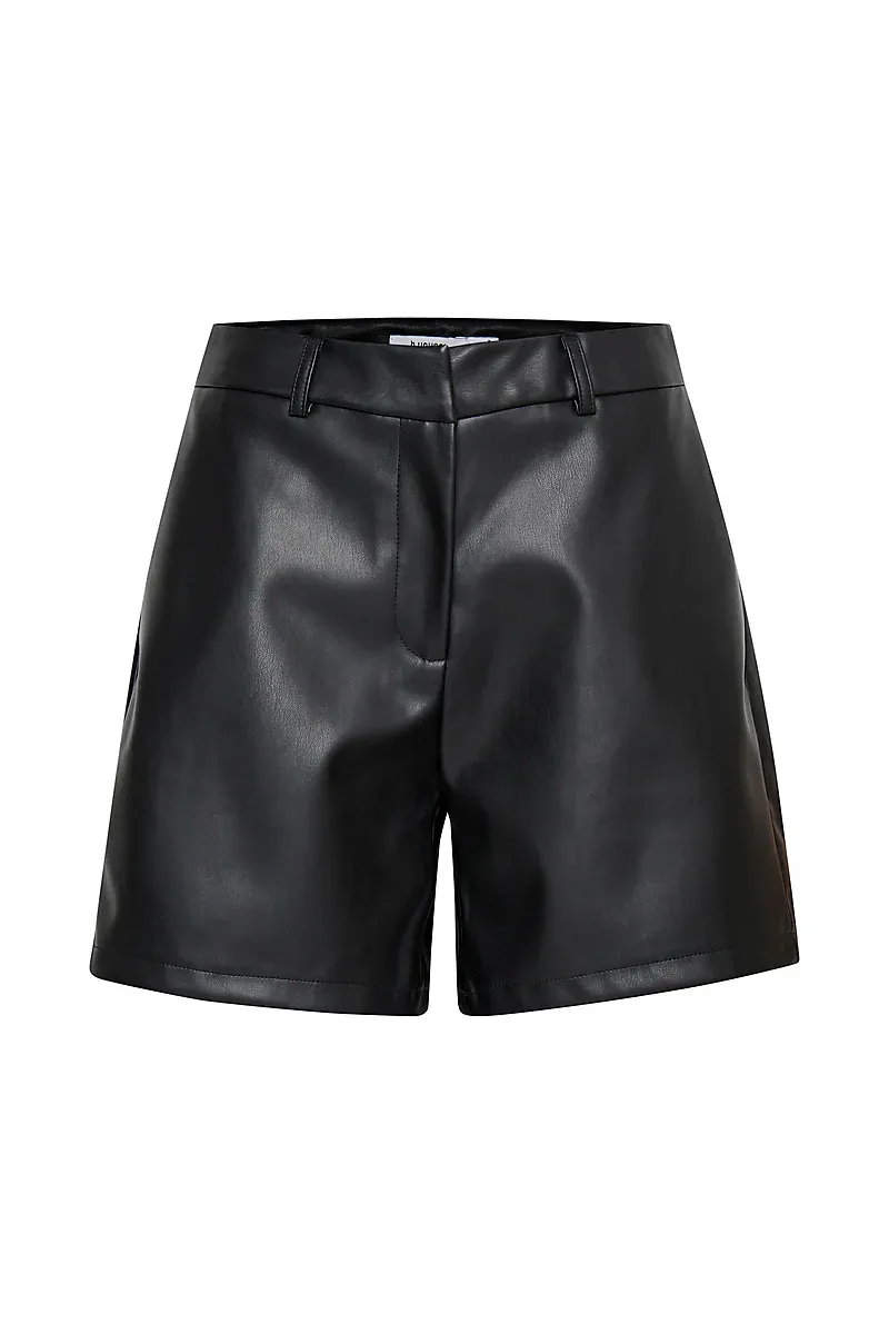 B YOUNG - Shorts Denma PU Black