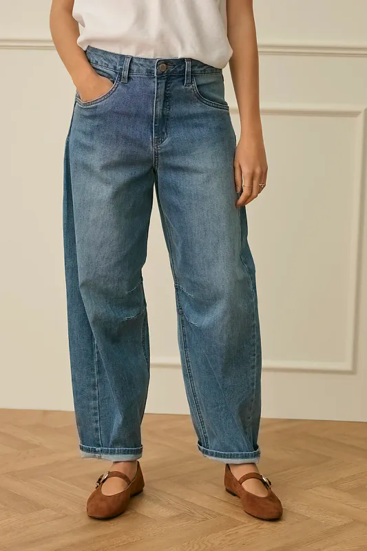 CREAM - Bahren Ankle  Balloon Jeans Bain Light Blue Denim