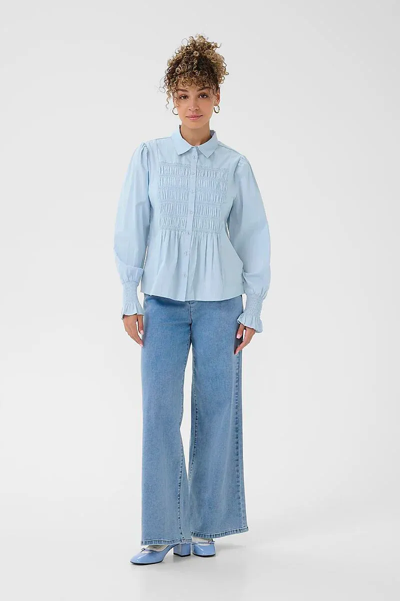 CREAM - Adeline Shirt Cashmere Blue