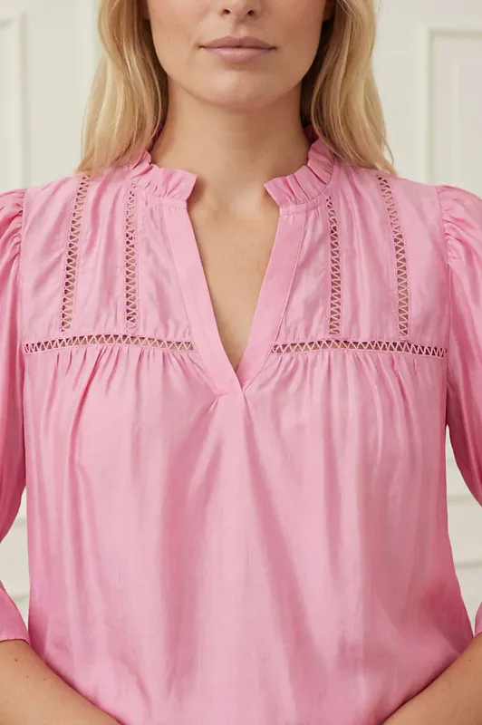 ISAY - Marie SS Blouse Fresh Pink