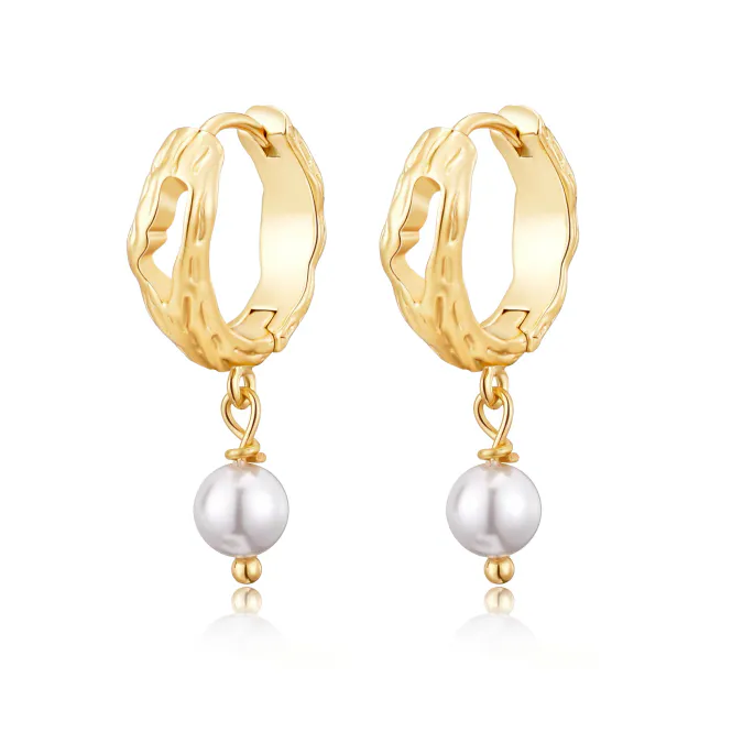 Hovedbilde NORA NORWAY - Ellinor Ear Gold White