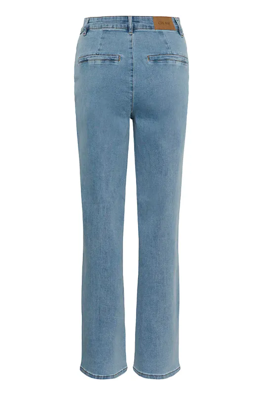 CREAM - Visti Straight Leg Pant Cleveland Light Blue Denim