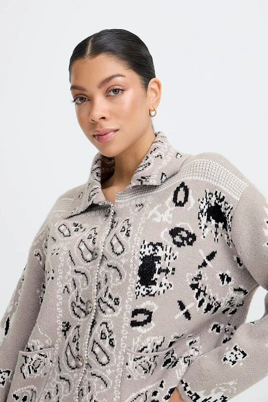 B.YOUNG - Maylis Cardigan String Paisley