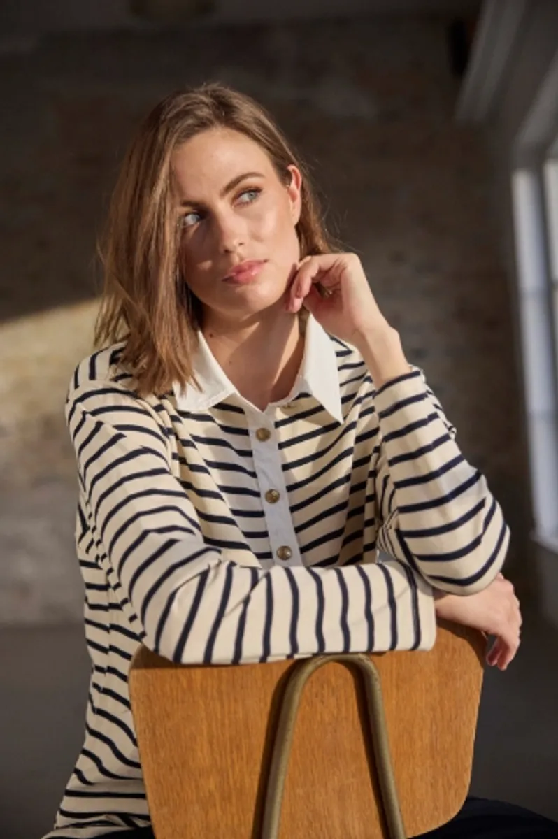 IN FRONT - Bluse Iris Nature