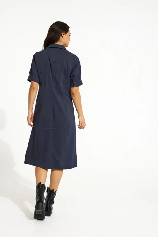 IN FRONT - Kjole Sandra Navy