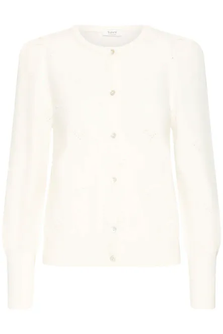 Hovedbilde B.YOUNG - Manina Structure Cardigan Marshmallow