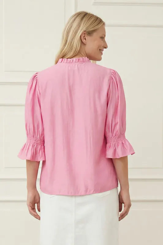 ISAY - Marie SS Blouse Fresh Pink