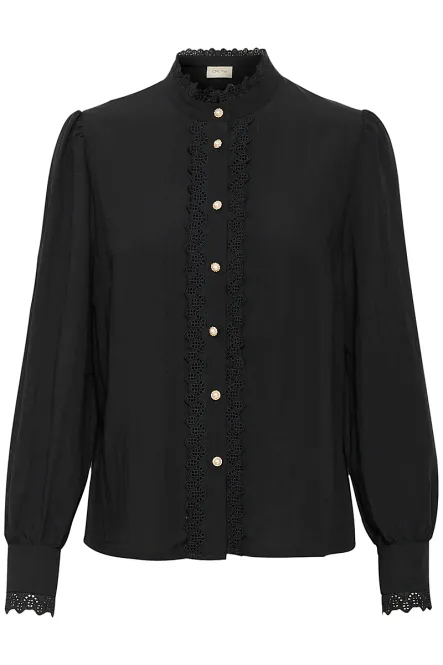 Hovedbilde CREAM - Pia Shirt Pitch Black