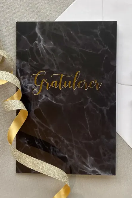 Hovedbilde NORWAY DESIGNSTUDIO - Kort Gratulerer Marmor