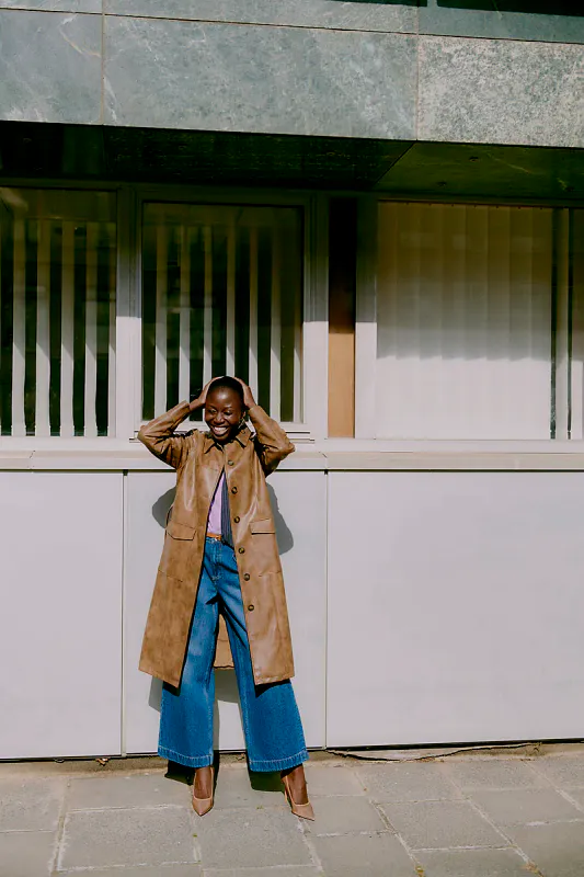 B.YOUNG - Komma Wide Pocket Jeans Mid Blue Denim